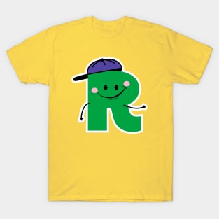 Children's Alphabet Letter R - Playful Initial for Radiant Gifts T-Shirt